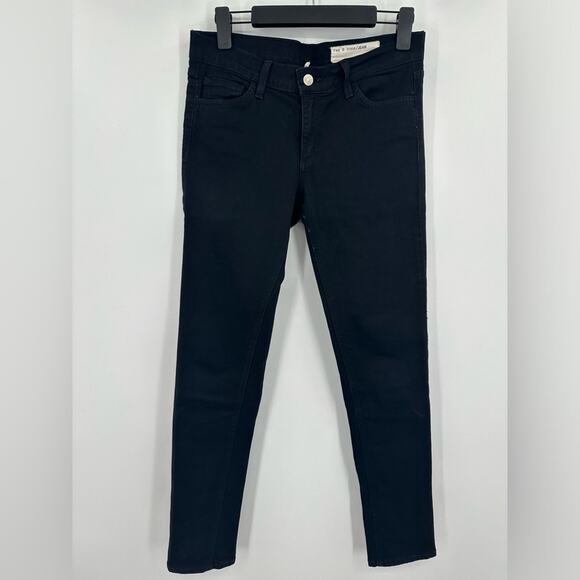 Rag & Bone | Nina Mid-Rise Skinny In No Fade Black Size 28 - Picture 3 of 8